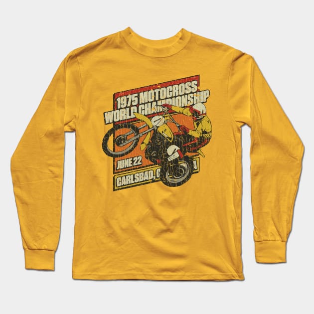 Motocross World Championships 1975 Long Sleeve T-Shirt by JCD666